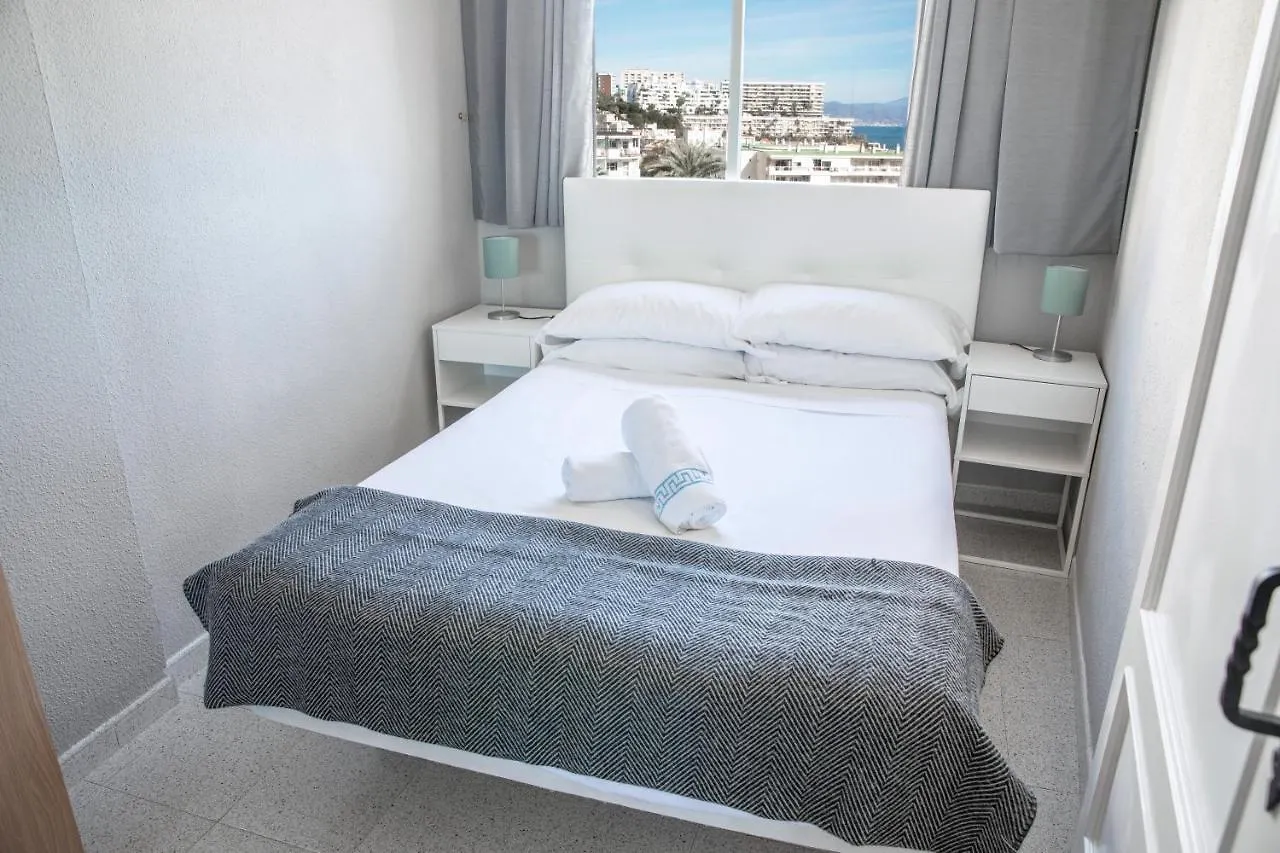 公寓 Palm Beach Club Apartamentos Carihuela 托雷莫利诺斯